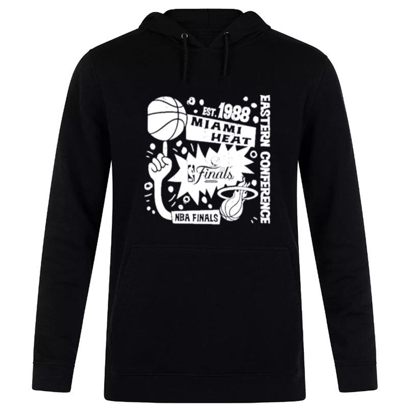 MI'mi Heat 2023 Nba Finals Flowy Off Shoulder Hoodie