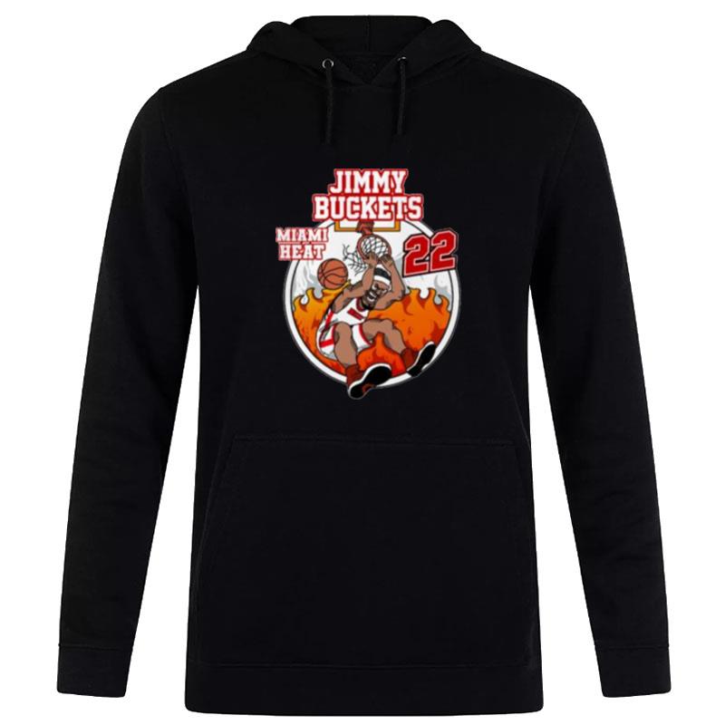 MI'mi Heat Basketball JI'my Butler Cartoon Hoodie