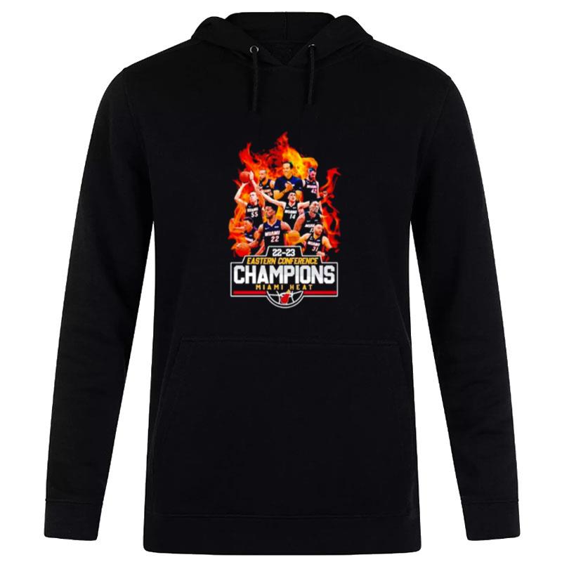 MI'mi Heat Fire 22 23 Eastern Conference Champions Hoodie