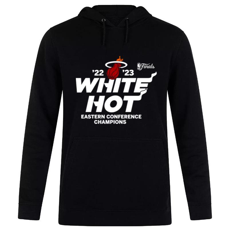 MI'mi Heat White Hot 22 23 Eastern Conference Champs Hoodie