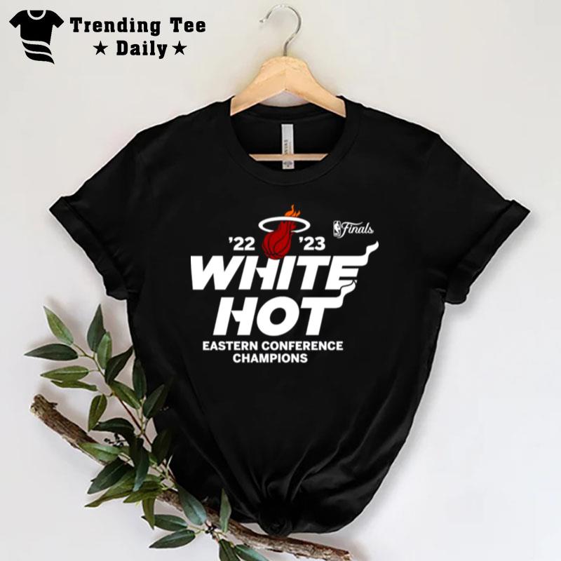 MI'mi Heat White Hot 22 23 Eastern Conference Champs T-Shirt