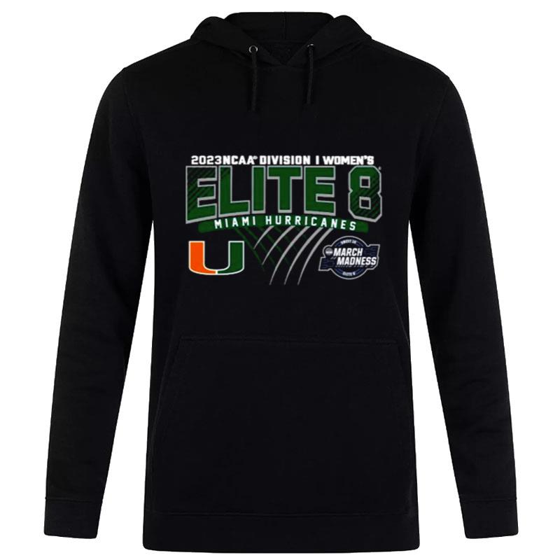 MI'mi Hurricanes 2023 Ncaa Division I Women's Basketball Elite Eigh Hoodie