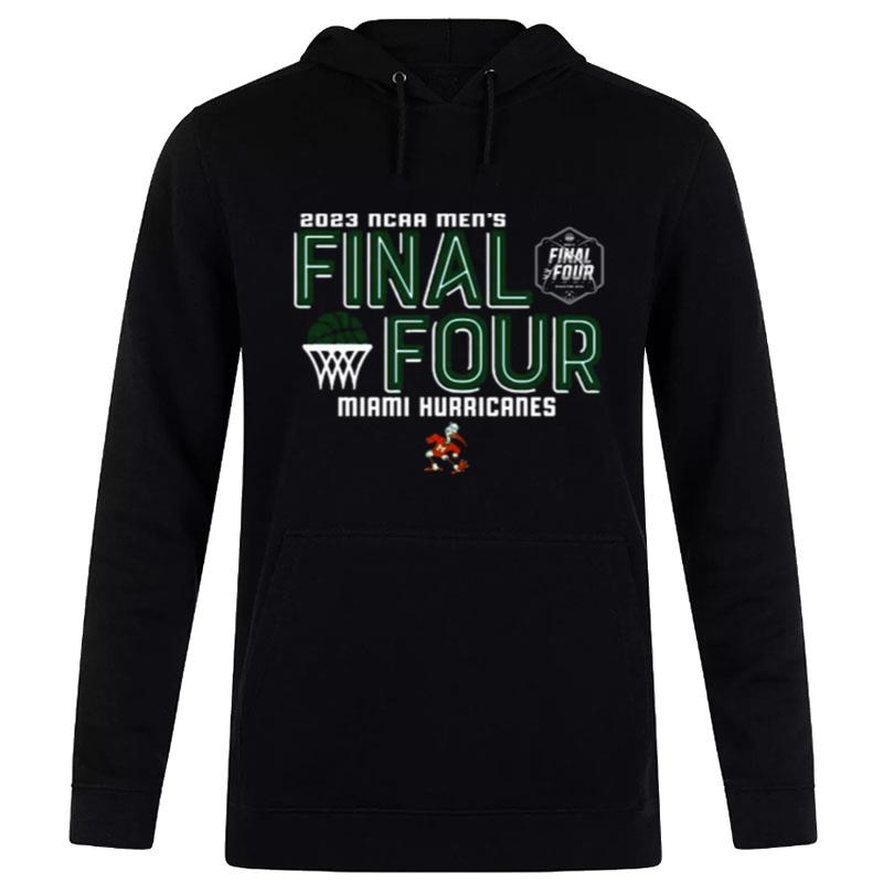 MI'mi Hurricanes 2023 Ncaa Men's Basketball March Madness Final Four Hoodie