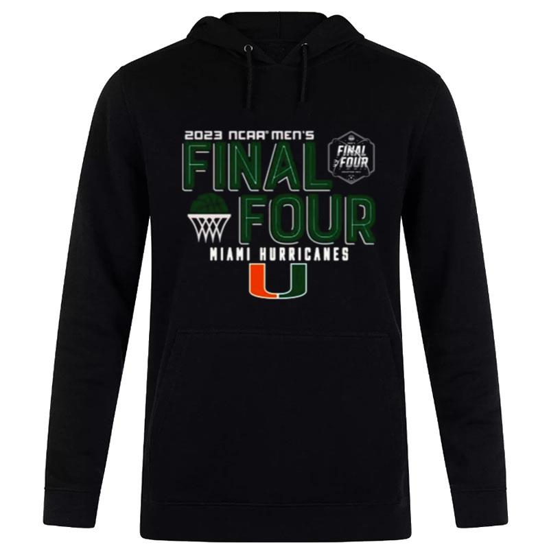 MI'mi Hurricanes 2023 Ncaa Men's Basketball Tournament March Madness Final Four Hoodie