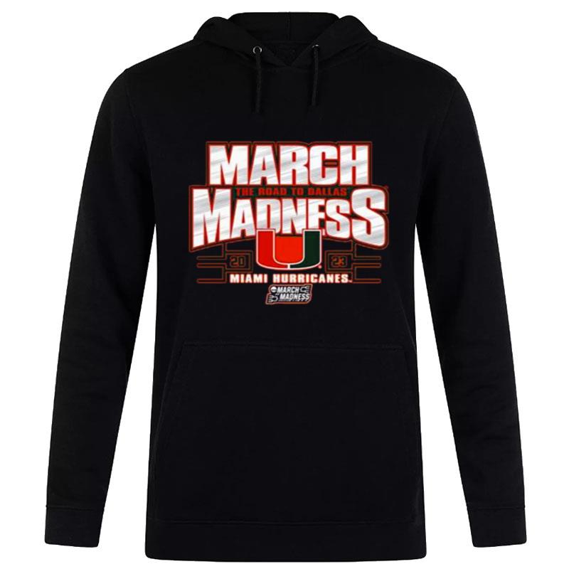 MI'mi Hurricanes Blue 84 2023 Ncaa Women's Basketball Tournament March Madness Hoodie