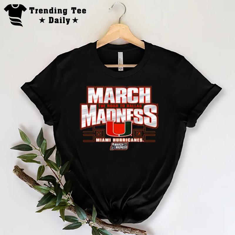 MI'mi Hurricanes Blue 84 2023 Ncaa Women's Basketball Tournament March Madness T-Shirt