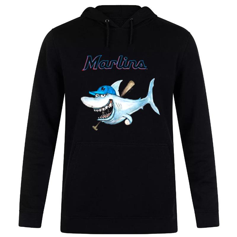 MI'mI'marlins Shark Basketball 2023 Hoodie