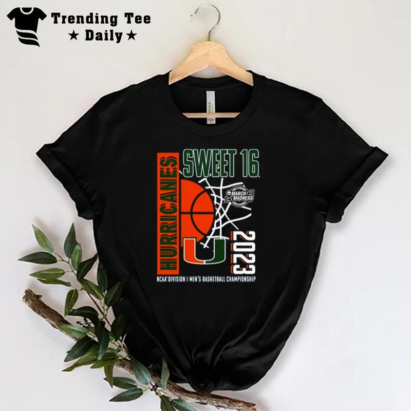 MI'mI'men's Basketball Ncaa March Madness Sweet Sixteen 2023 T-Shirt