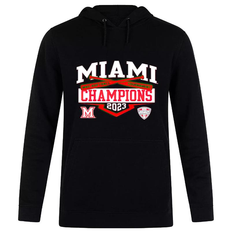 MI'mi Redhawks 2023 Mac Softball Conference Tournament Champions Hoodie