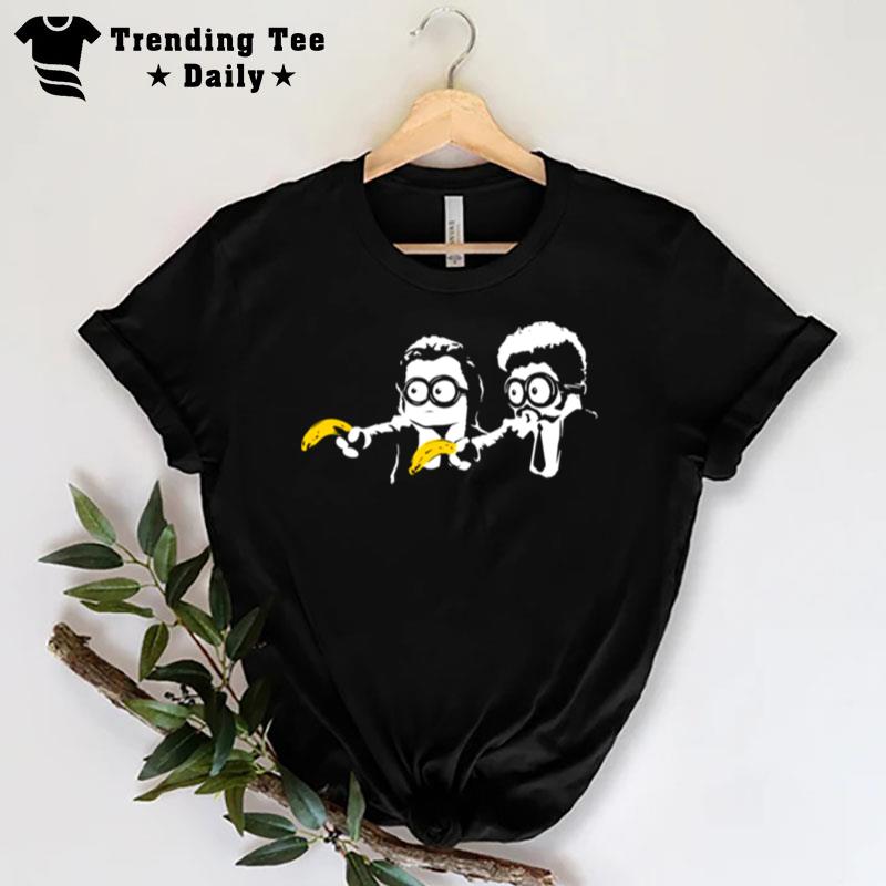 Mib Minions Banana Guns Mashup T-Shirt