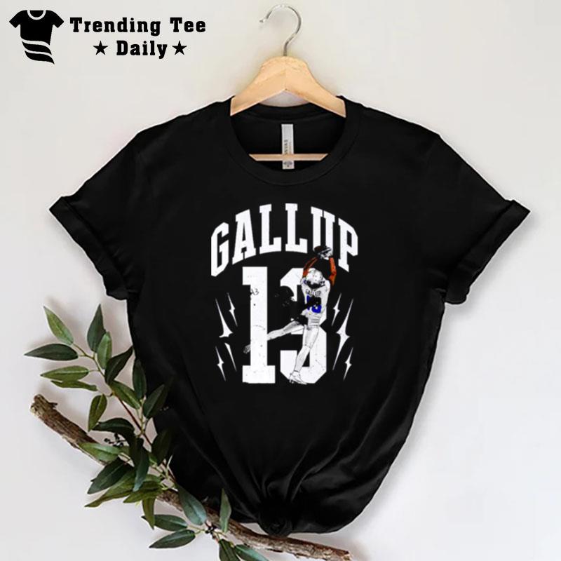 Michael Gallup Dallas Catch Football T-Shirt