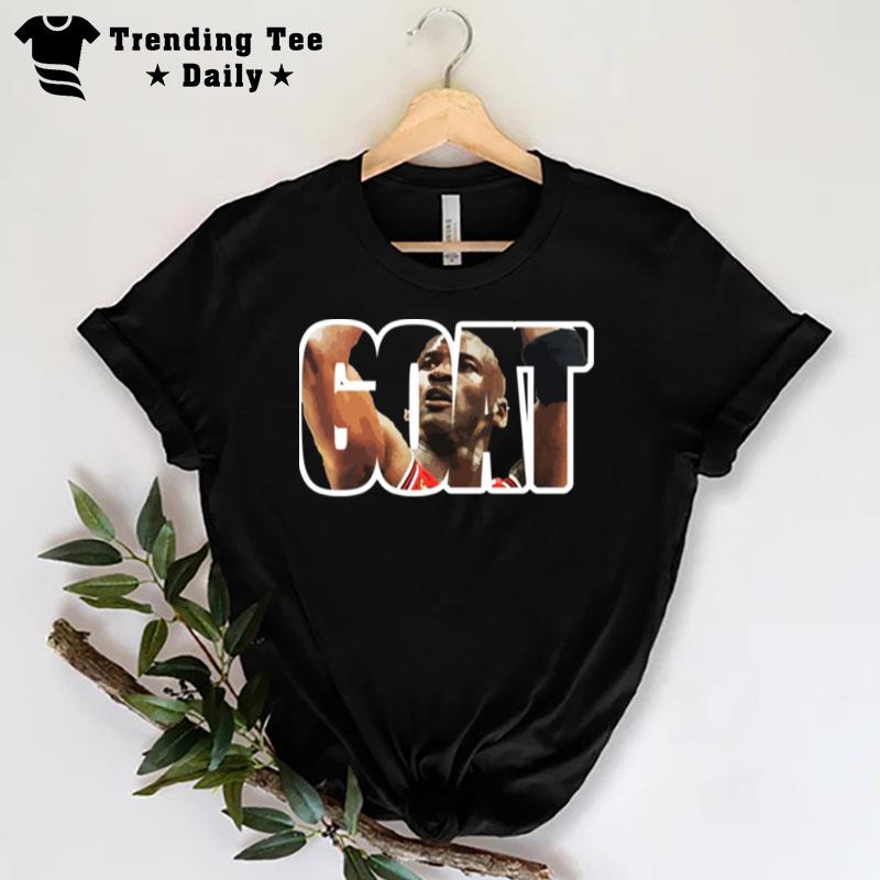 Michael Jordan Goat Cut Out Basketball T-Shirt