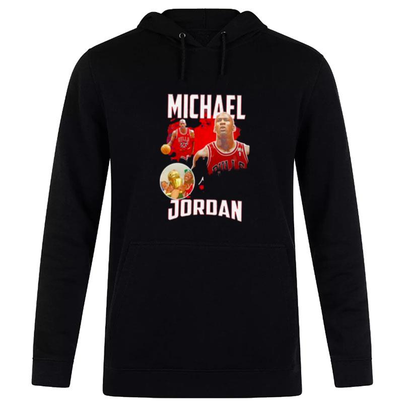 Michael Jordan Mj The Goat Chicago Bulls Hoodie