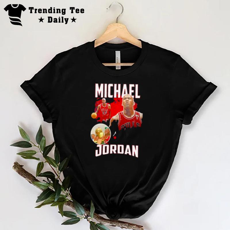 Michael Jordan Mj The Goat Chicago Bulls T-Shirt