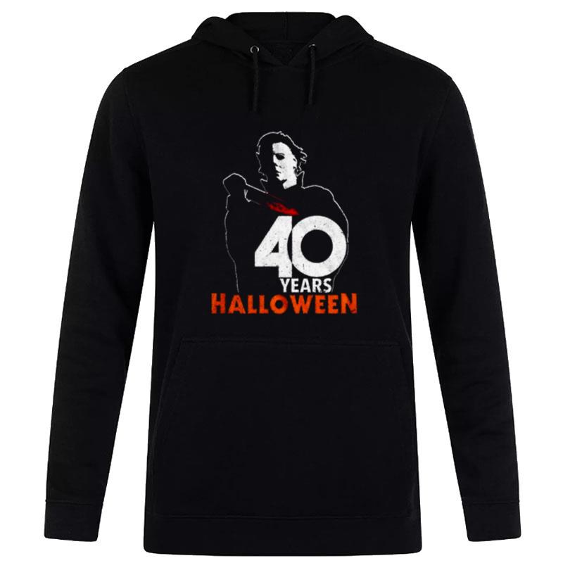 Michael Myers 40 Years Halloween 80S 90S Horror Hoodie