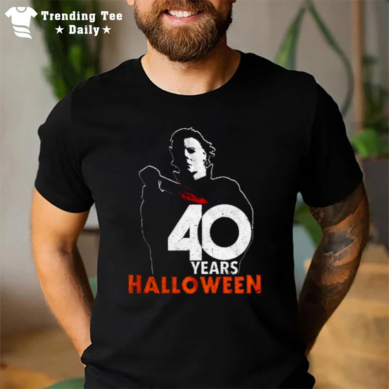 Michael Myers 40 Years Halloween 80S 90S Horror T-Shirt