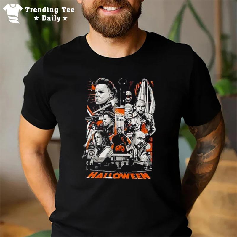 Michael Myers Halloween Ends 2022 The Trick To Stay Alive Horror Movie Style T-Shirt