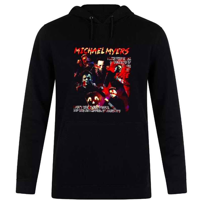 Michael Myers Horror Movie Characters Cool Art Pumpkin Halloween Hoodie