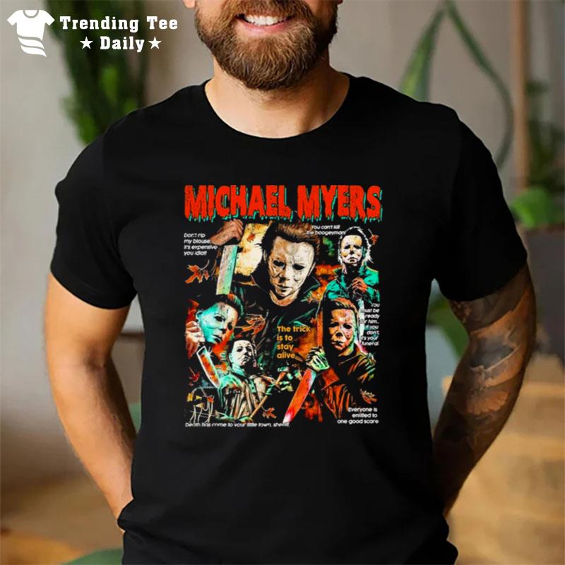 Michael Myers Horror Movie Fan Style 2022 Retro T-Shirt