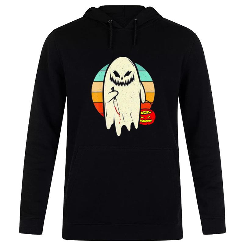 Michael Myers Spooky Ghost Halloween Retro Vintage Hoodie