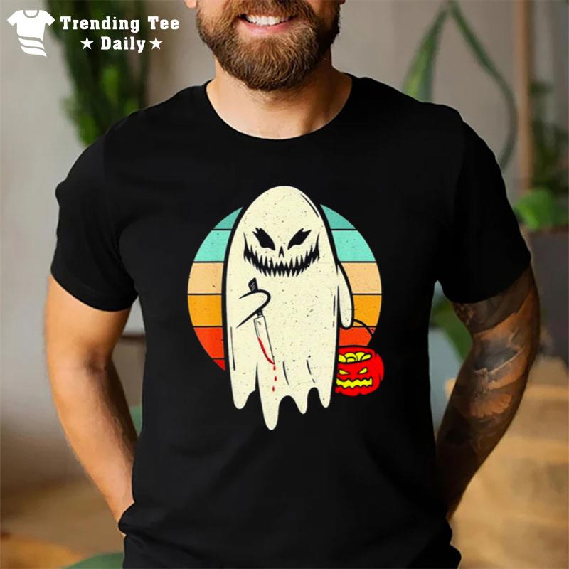 Michael Myers Spooky Ghost Halloween Retro Vintage T-Shirt