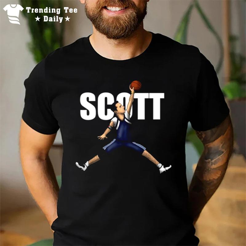 Michael Scott Basketball Air Jordan Logo Inspired T-Shirt