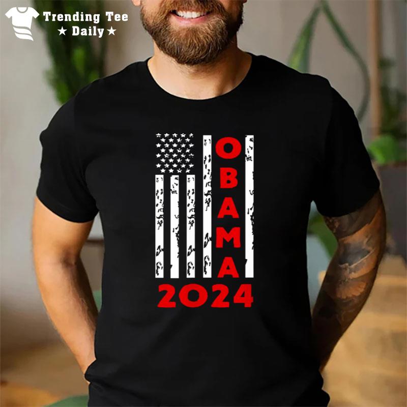 Michelle Obama 2024 Obama 24 President Liberal Democrat T-Shirt