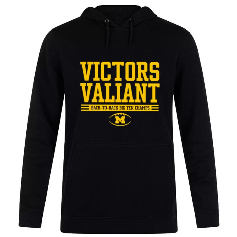 Michigan Football Victors Valiant Back To Back Hoodie