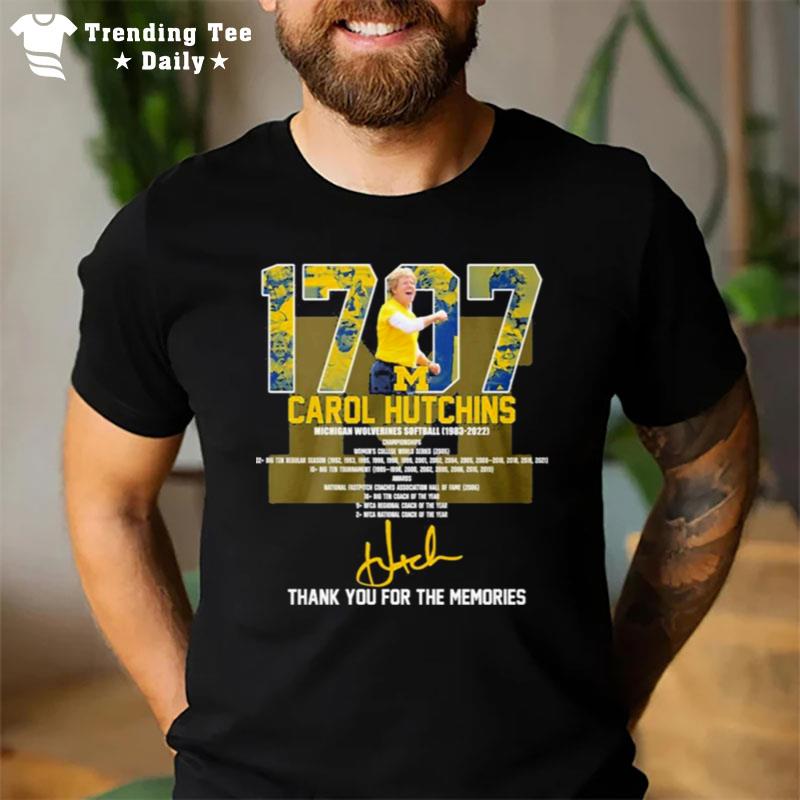 Michigan's Carol Hutchins Coach Memories T-Shirt