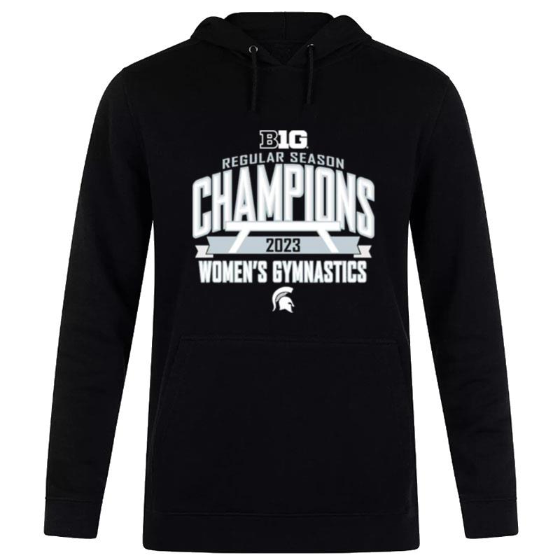 Michigan State Spartans 2023 Big Ten Women's Gymnastics Regular Season Champions Hoodie