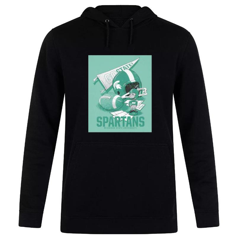 Michigan State Spartans Football Go State Hoodie