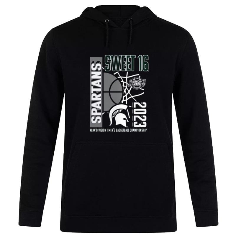 Michigan State Spartans Sweet Sixteen 2023 Ncaa Men's Basketball Championship Hoodie