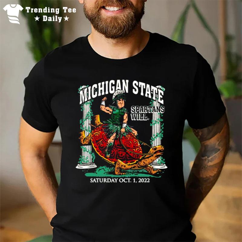 Michigan State Spartans Vs. Maryland Terrapins Game Day 2022 T-Shirt