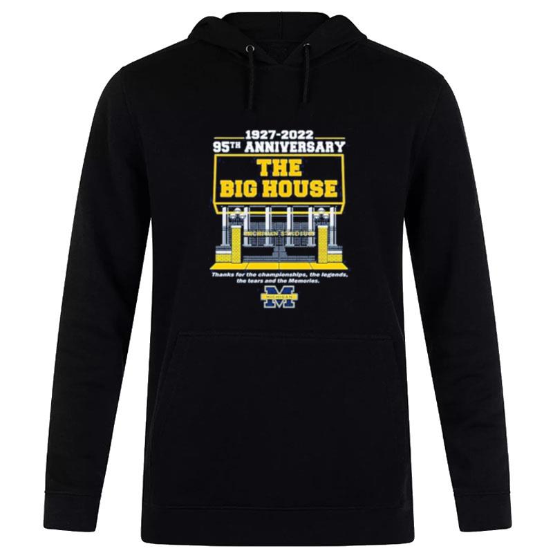 Michigan'the Big House 1927 2022 95Th Anniversary Hoodie