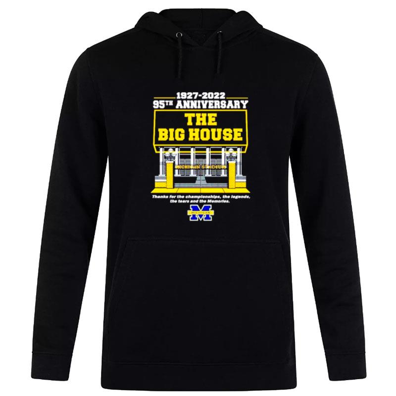 Michigan Wolverines 1927 2022 95Th Anniversary The Big House Hoodie