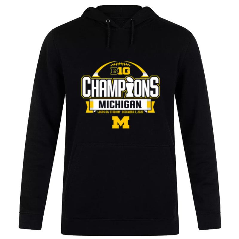 Michigan Wolverines 2022 Big 10 Football Conference Champions Hoodie