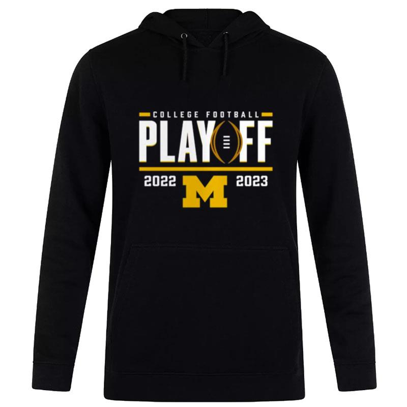 Michigan Wolverines 2022 College Football Playoff First Down Entry Hoodie