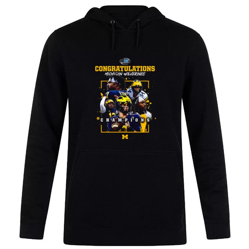 Michigan Wolverines 2022 Congratulations Champions Hoodie