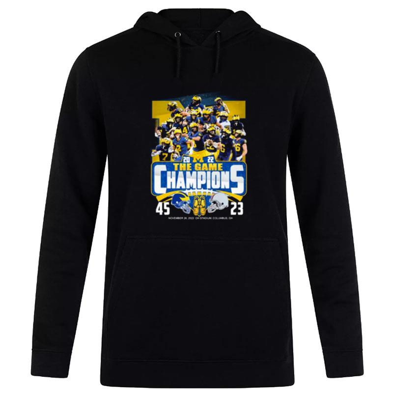 Michigan Wolverines 2022 The Game Champions Score Hoodie