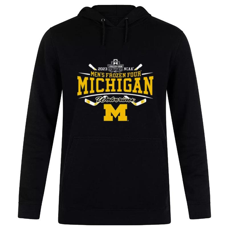 Michigan Wolverines 2023 Ncaa Frozen Four Men's Ice Hockey Tournamen Hoodie