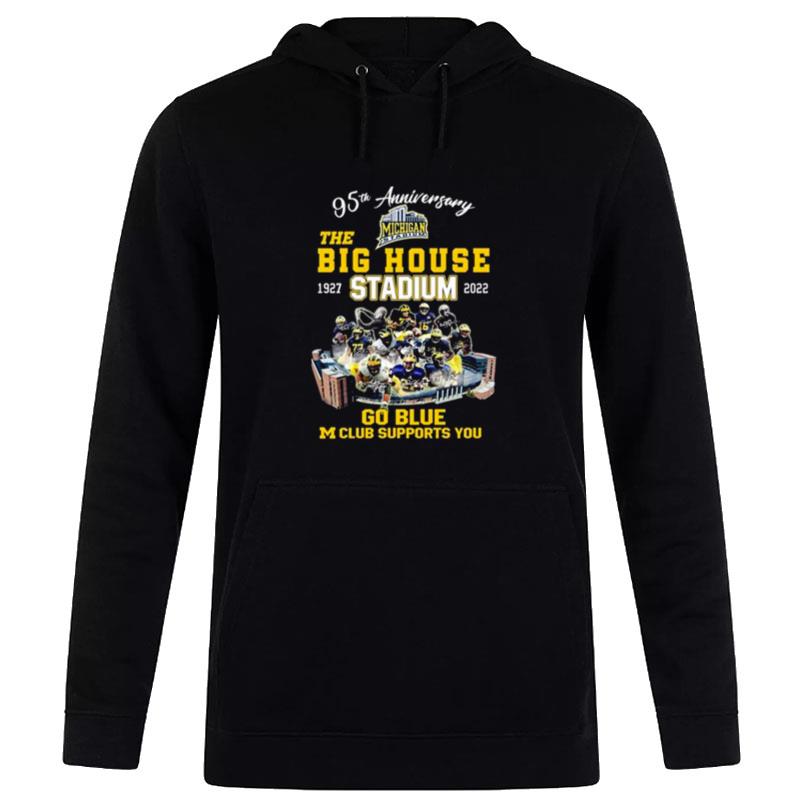 Michigan Wolverines 95Th Anniversary The Big House 1927 2022 Hoodie