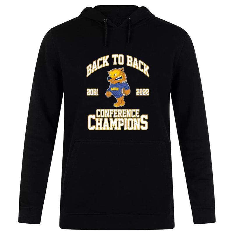 Michigan Wolverines Back To Back 2022 Conference Champions Hoodie