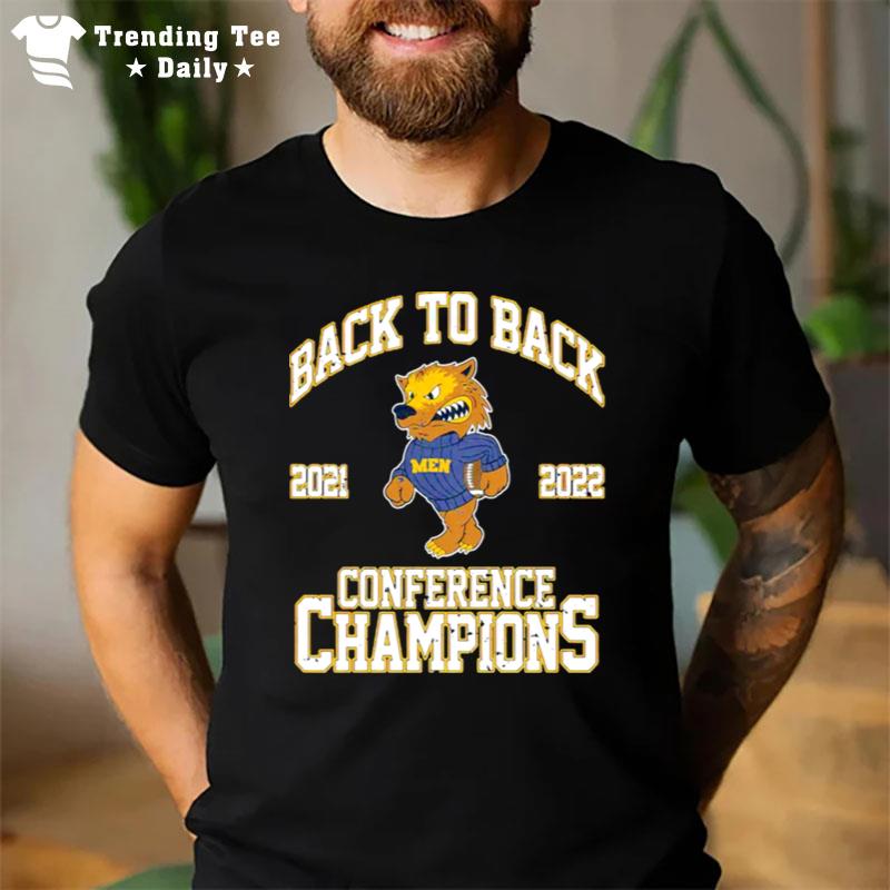 Michigan Wolverines Back To Back 2022 Conference Champions T-Shirt