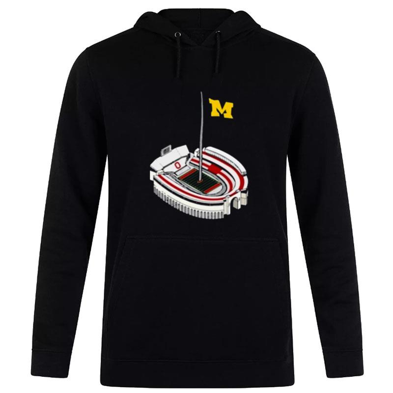 Michigan Wolverines Flag Pitch 2022 Hoodie