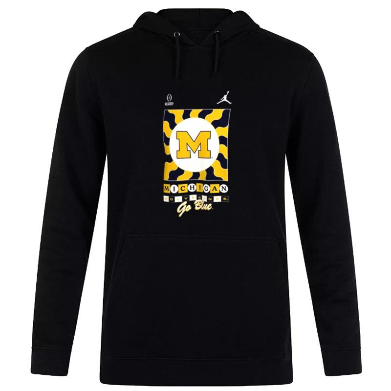 Michigan Wolverines Jordan Brand College Football Playoff 2022 Fiesta Bowl Media Night Hoodie