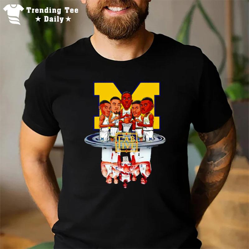 Michigan Wolverines Men's Basketball Fab Five T-Shirt