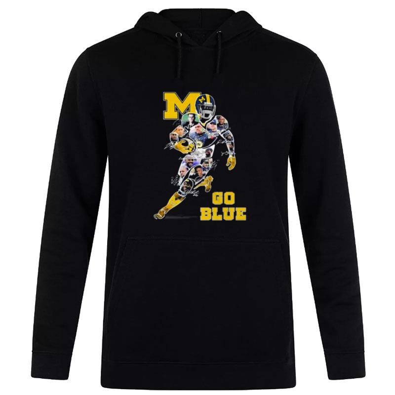 Michigan Wolverines Players Go Blue Sign'tures Hoodie