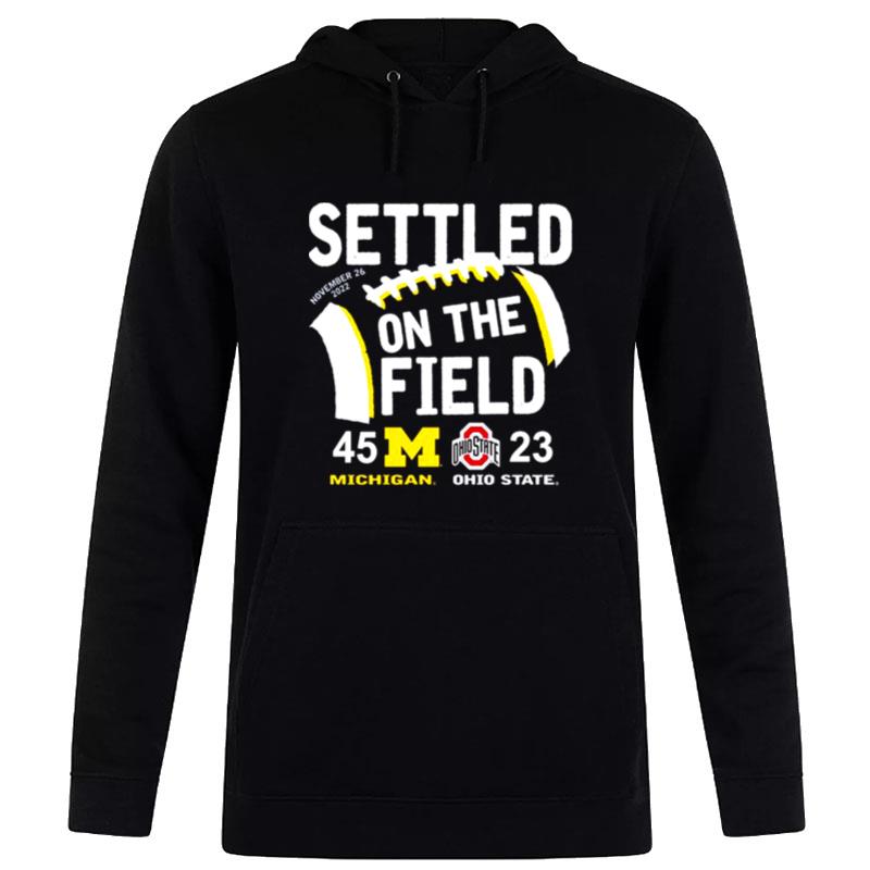 Michigan Wolverines Settled On'the Field 2022 Big Ten East Champions Hoodie