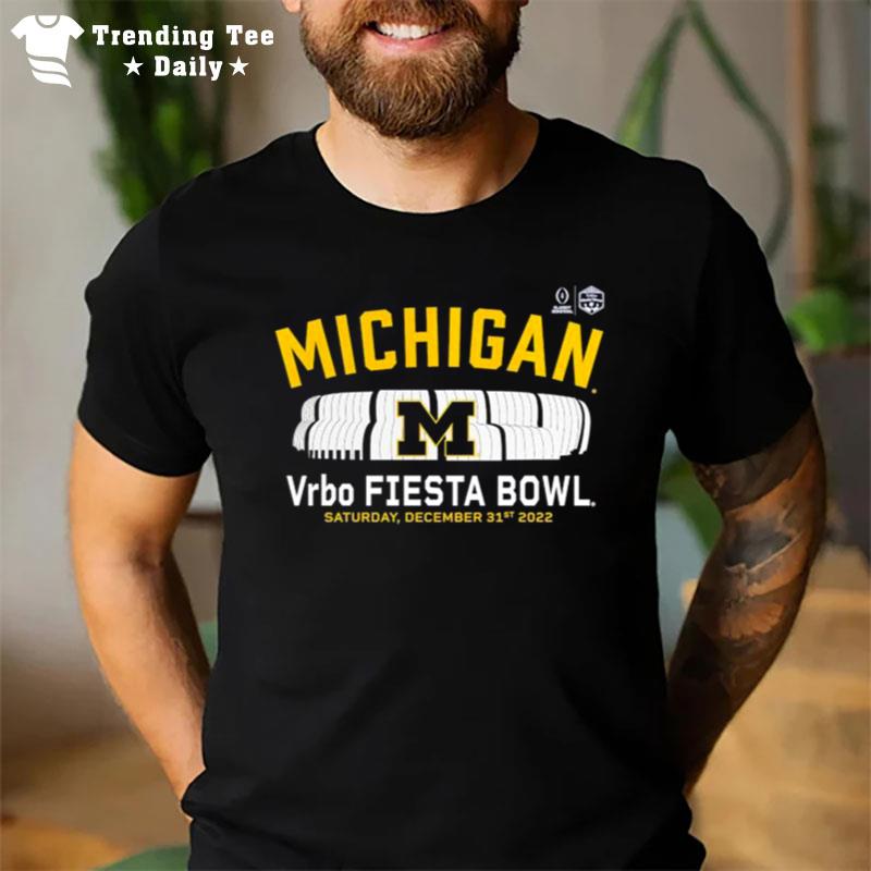 Michigan Wolverines Vrbo Fiesta Bowl December 31St 2022 T-Shirt