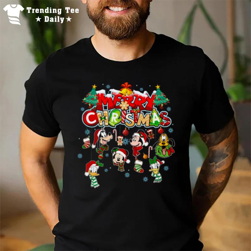 Mickey And Friends Merry Christmas T-Shirt